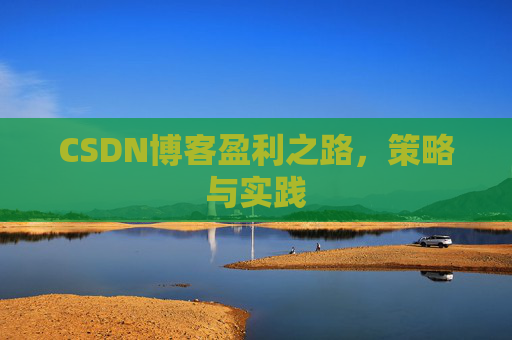 CSDN博客盈利之路，策略与实践